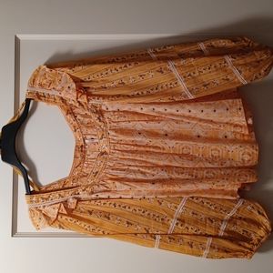 Free people peasant balloon sleeves top